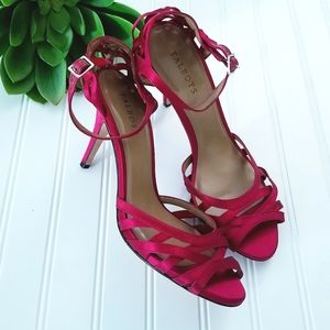 Talbots Red Strappy Hees | SZ:11